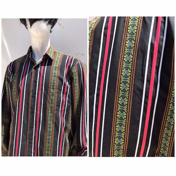 PABLO VINCI Ombre striped shirt タグ付き PABLO VINCI Ombre striped shirt - メルカリ