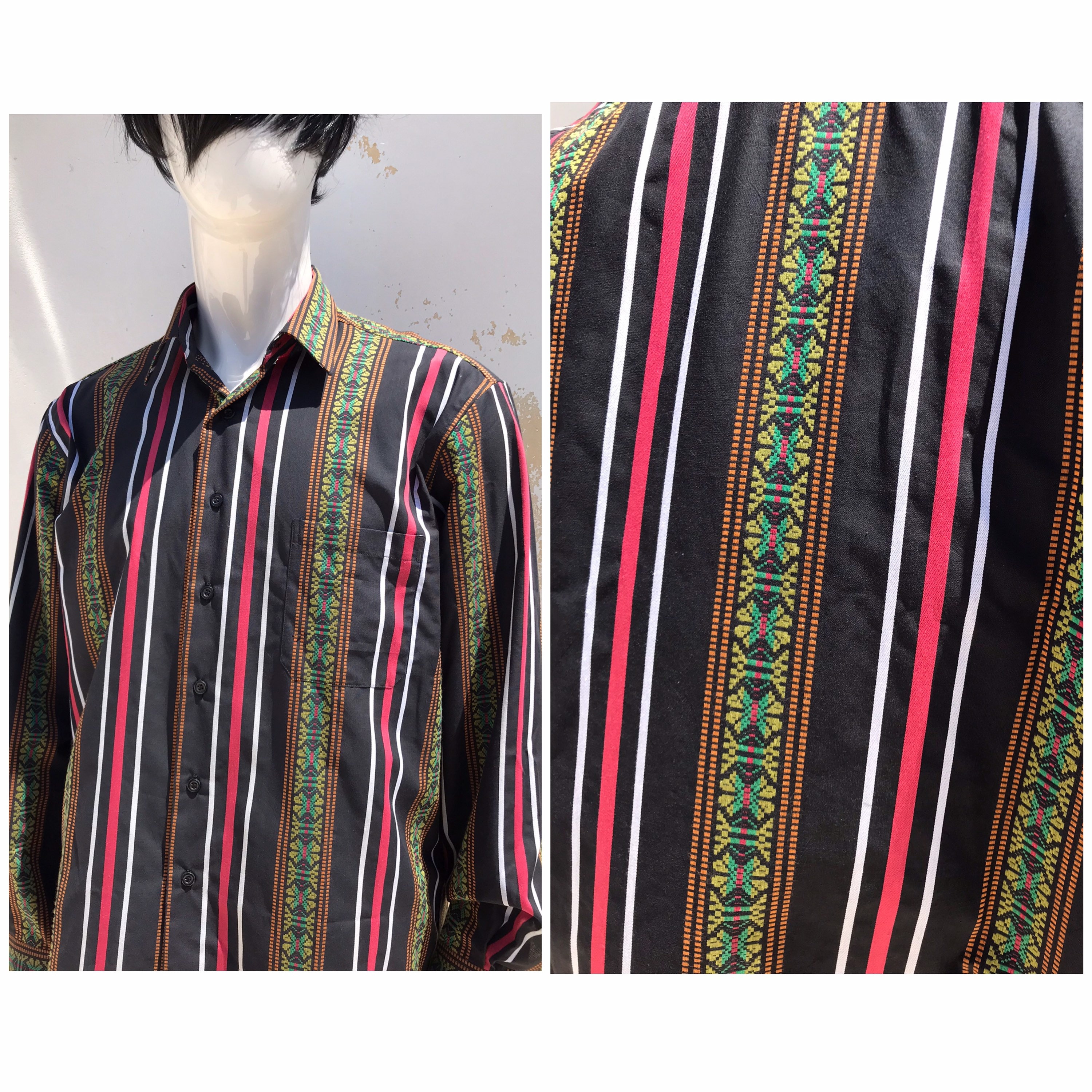 PABLO VINCI Ombre striped shirt タグ付き PABLO VINCI Ombre striped shirt - メルカリ
