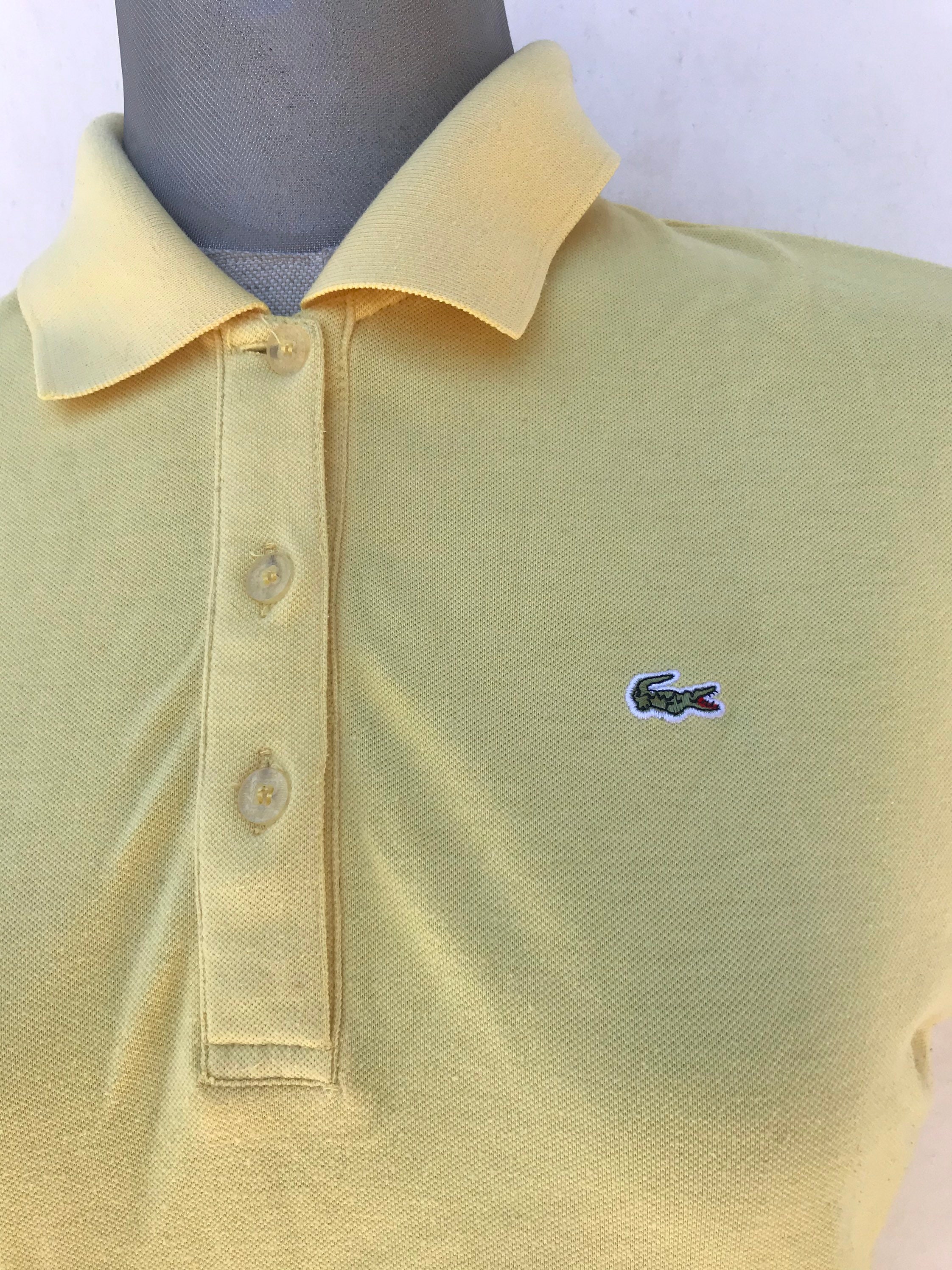 lemon lacoste polo shirt