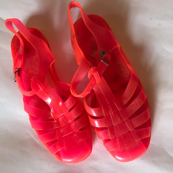scented jelly sandals