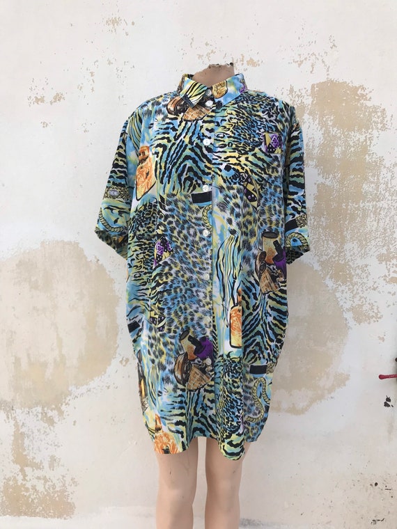 Oversized, long 80s/90s vintage shirt (can be wor… - image 9
