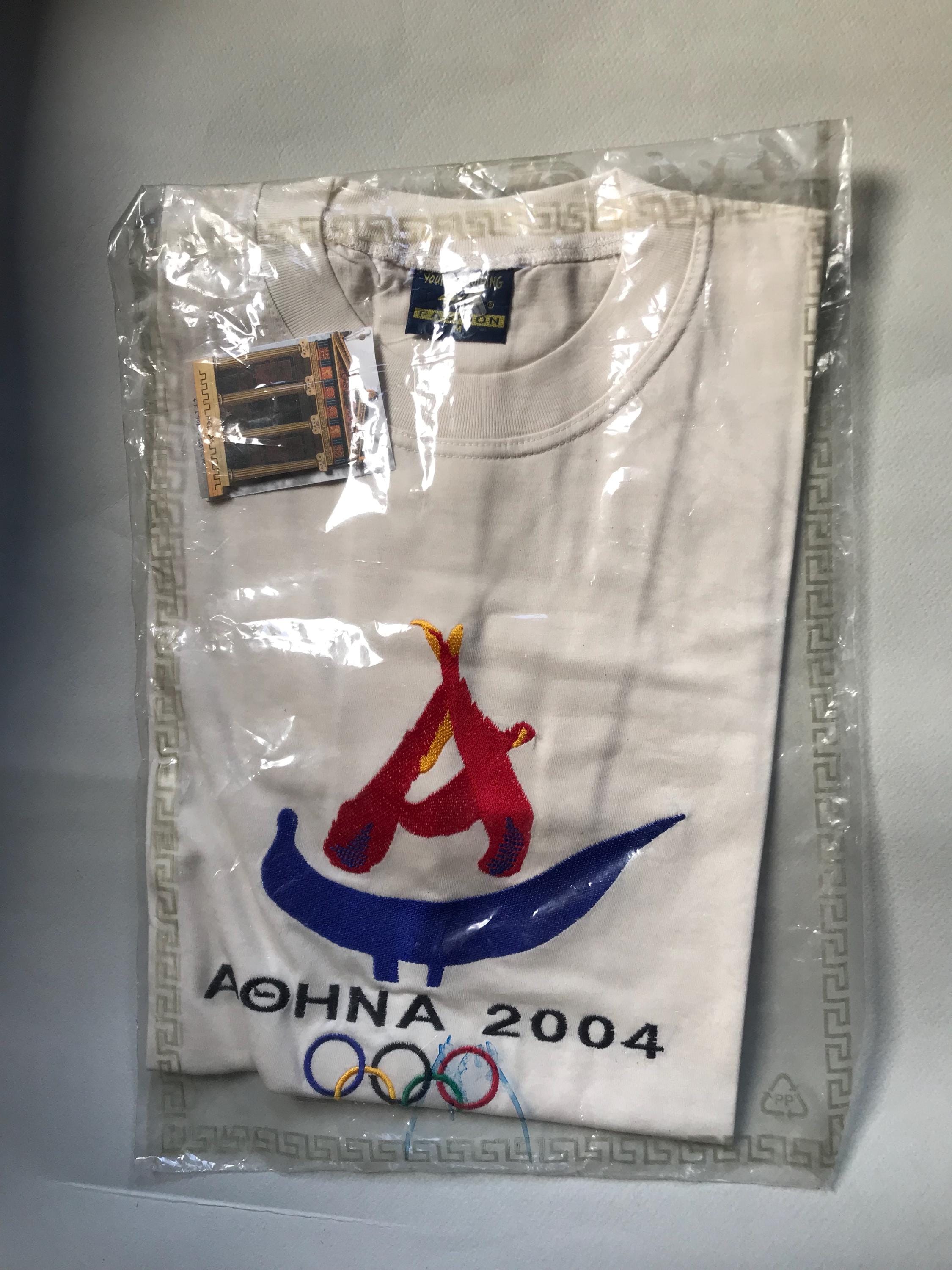 Athens 2004 Olympic Games Cotton Sleeveless Polo Top Featuring