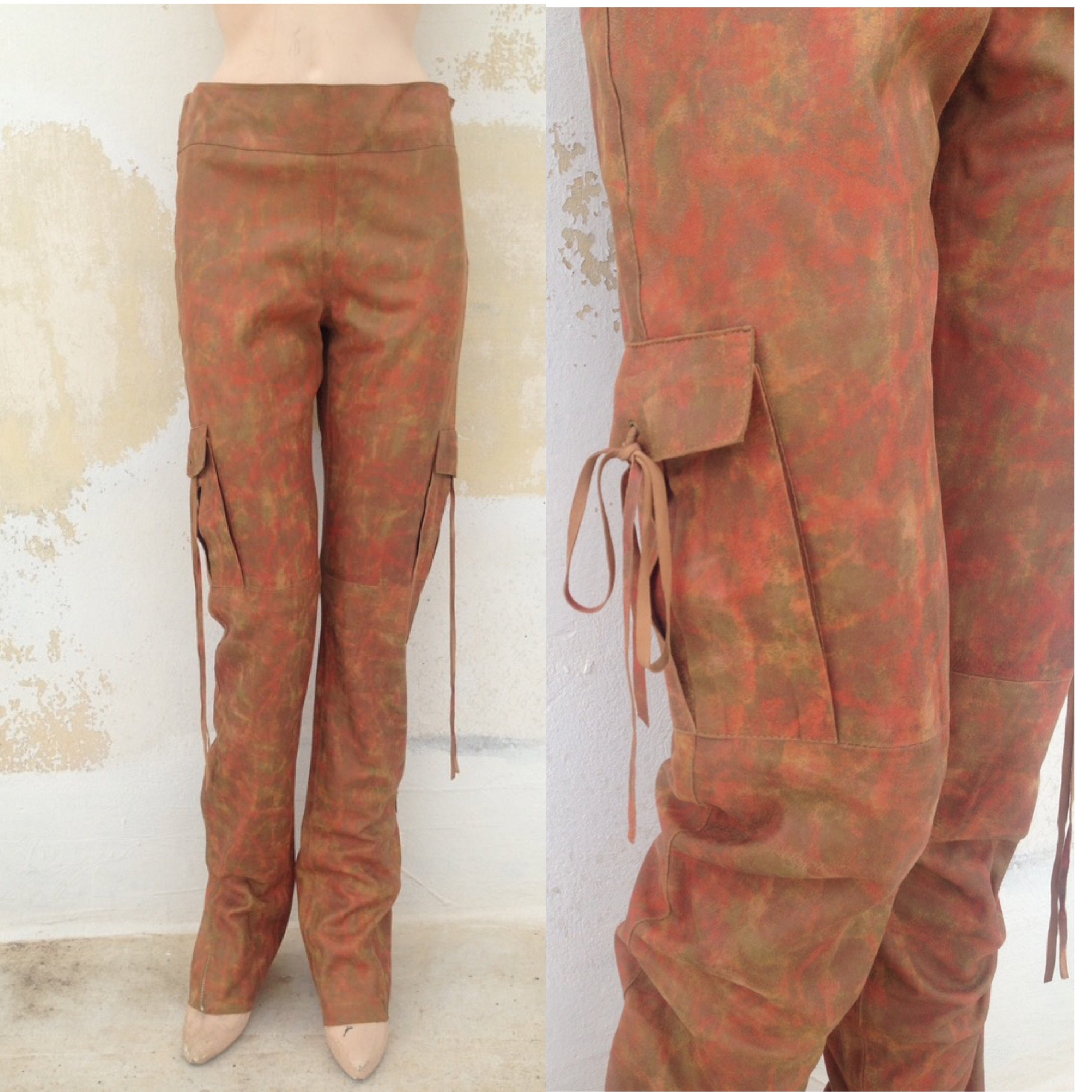KAMIYA Distressed Sarge Pants （BROWN） -FASCINATE