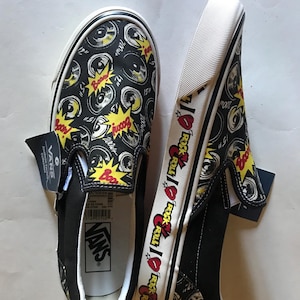 Vans for Men, Rare Sample Y2K Vintage Slip Ons That Features