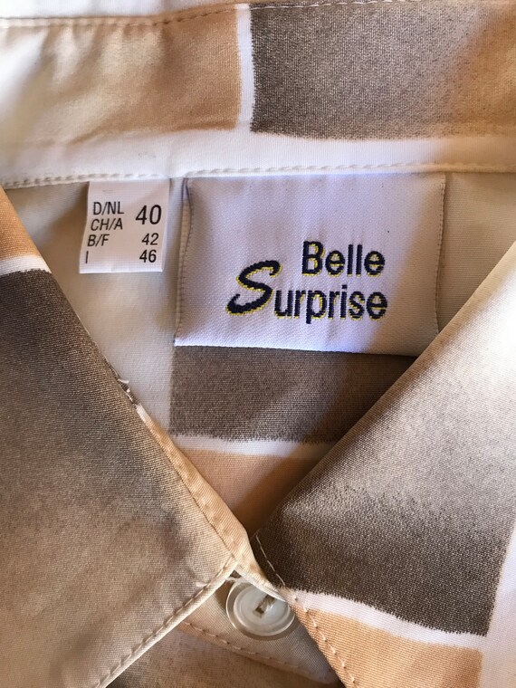 Recurring squared patterned 90's vintage lightwei… - image 7