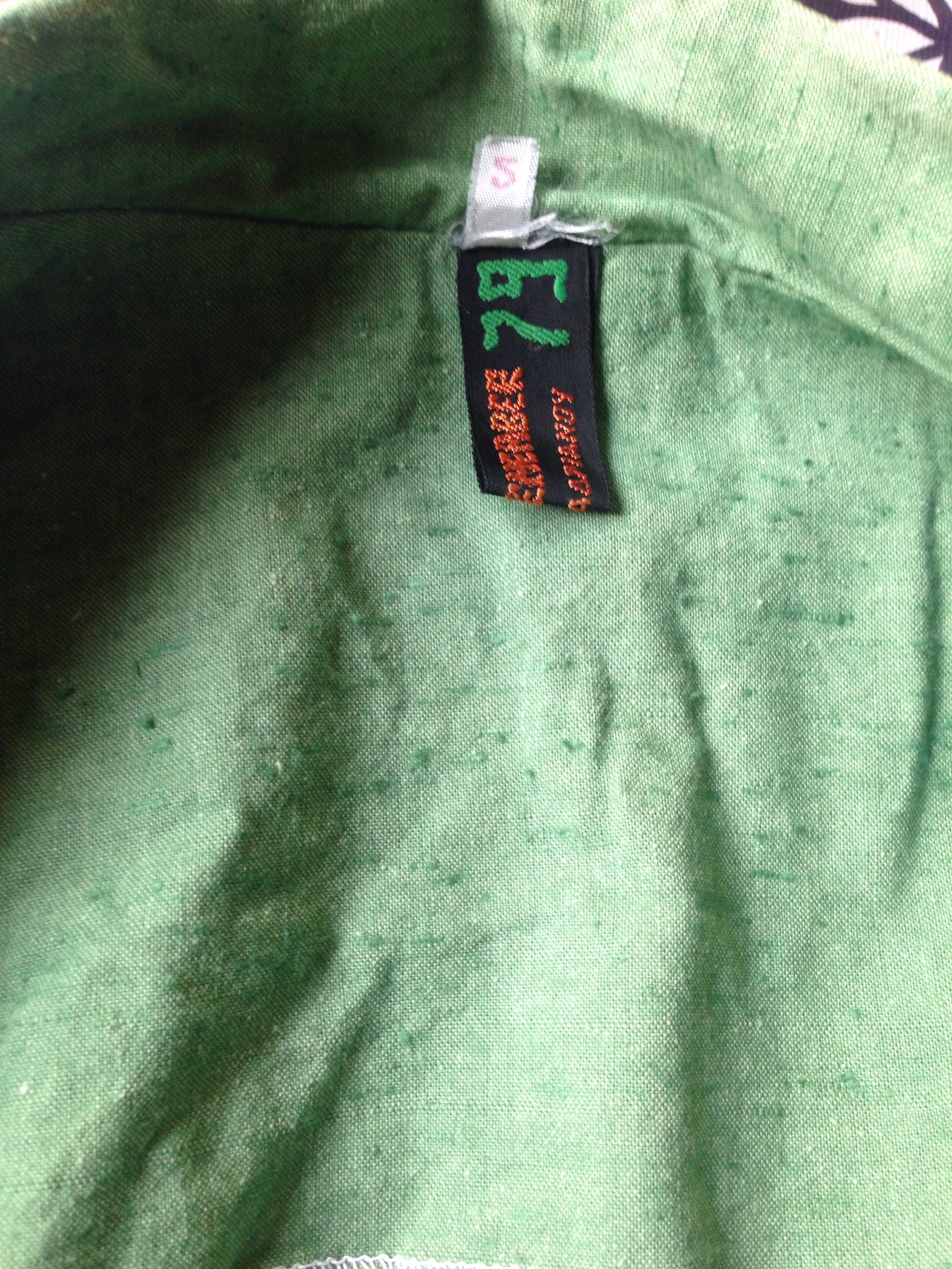Green Punk Rock 80s Vintage Linen Jacket/unisex Green Coat/sex - Etsy