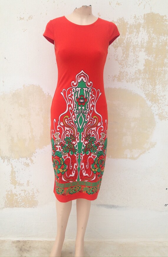 70s bodycon dress