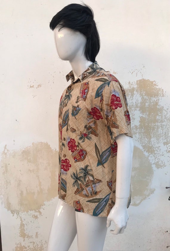 80s with 40s inspired prints shirt. features old … - image 2