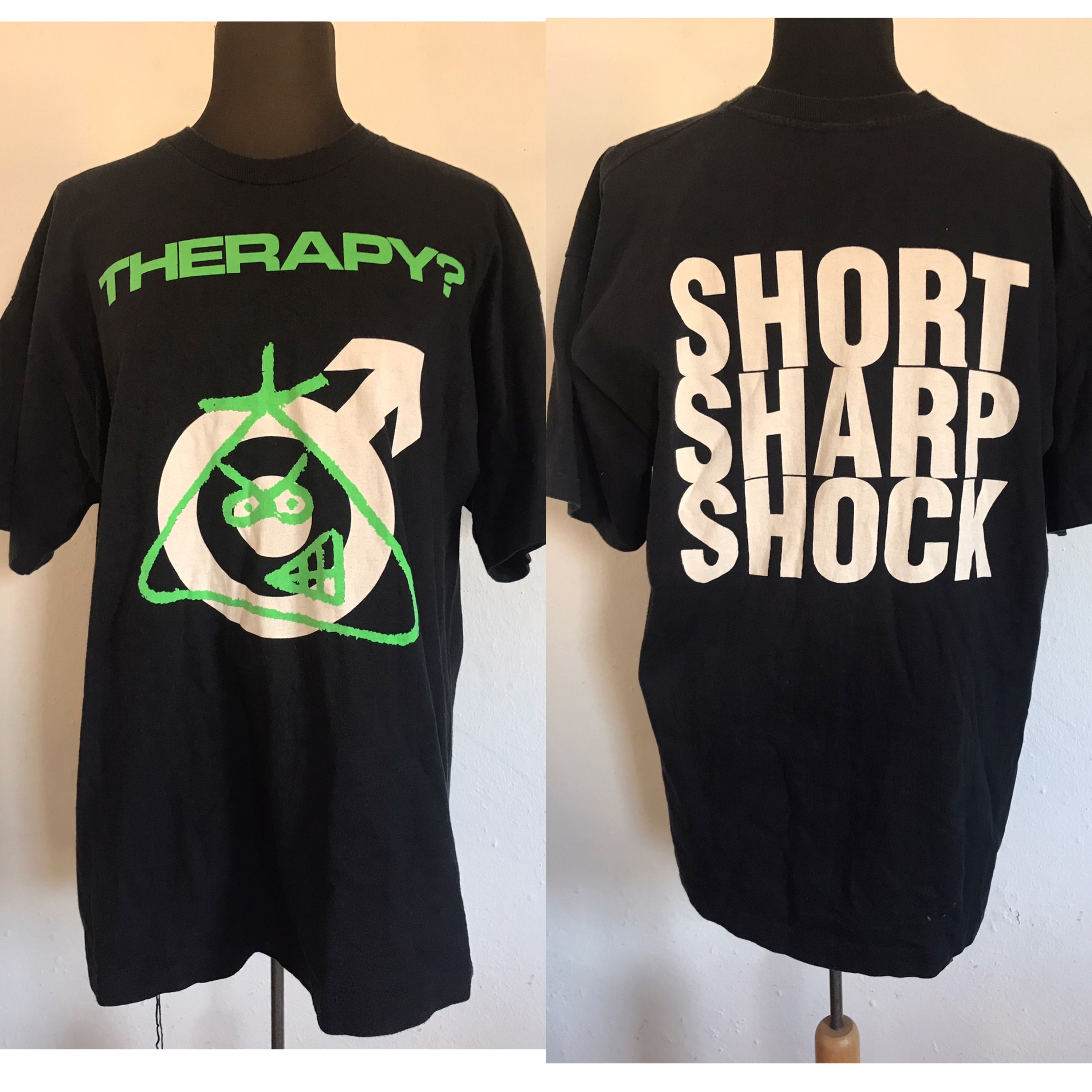 ●SUNDAYOFFCLUB● Therapy Of Veteran Hand Distressed T-SHIRT SUNDAYOFFCLUB] Therapy Veteran Hand Distressed Short Sleeve