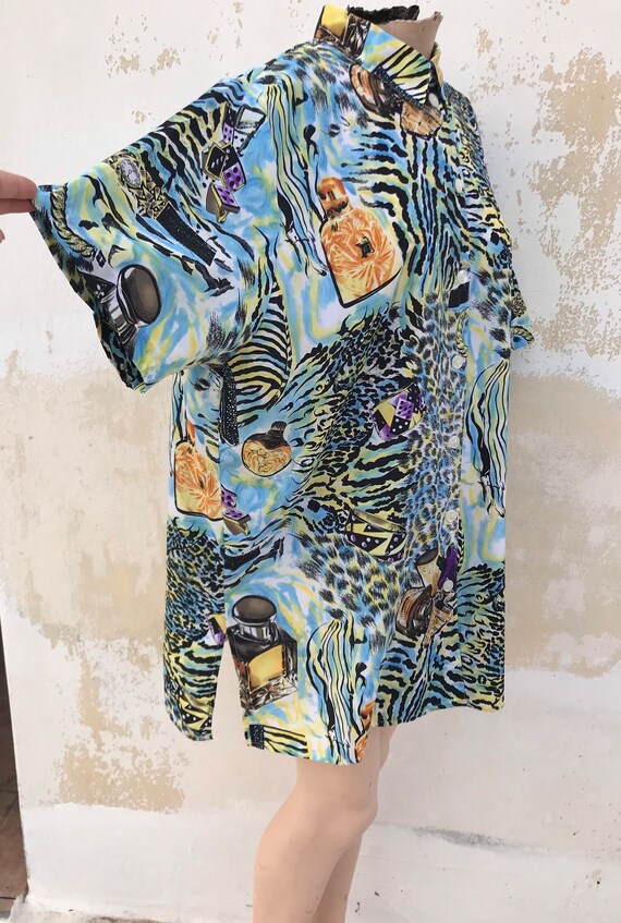 Oversized, long 80s/90s vintage shirt (can be wor… - image 3