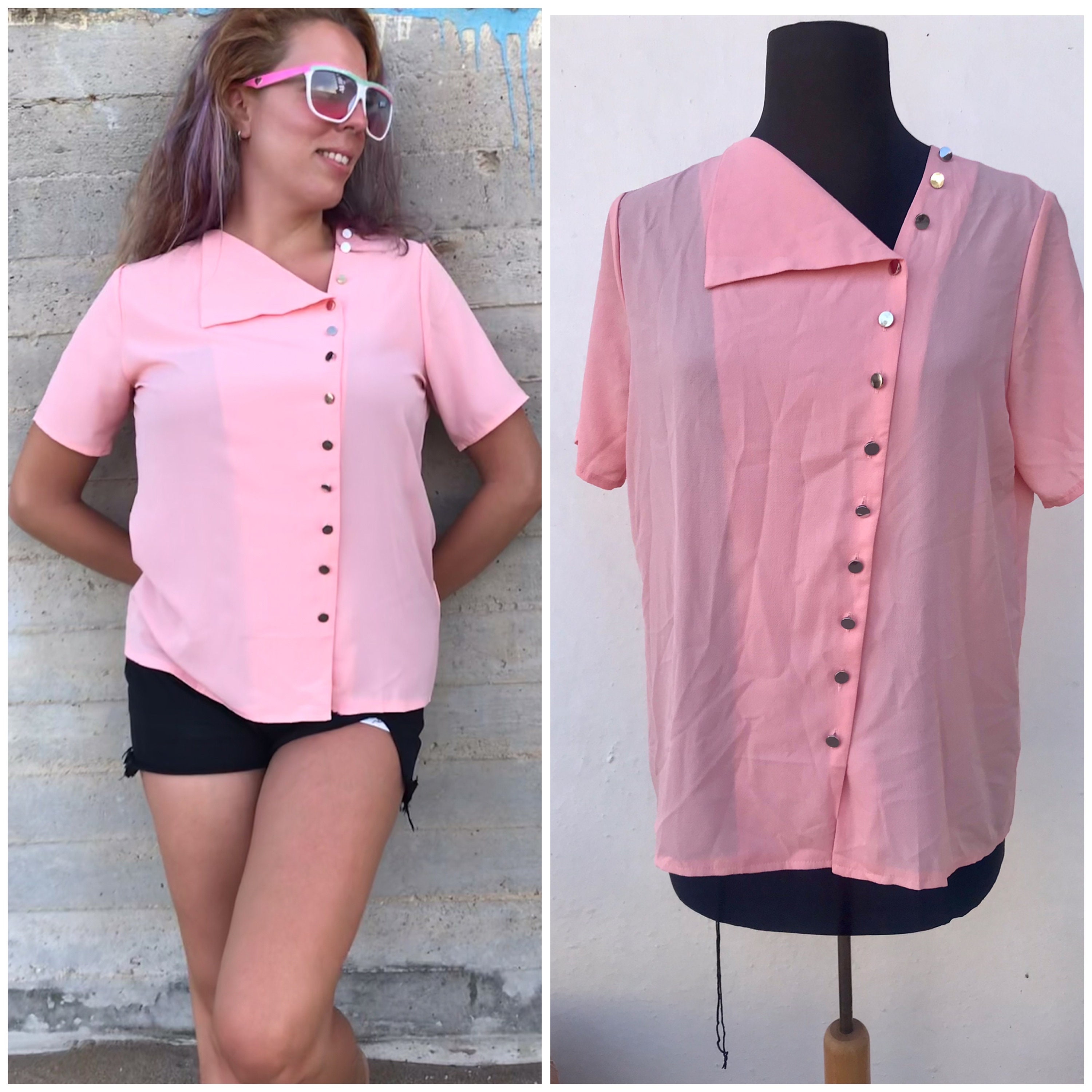Powder Pink, Bib Front, Sheer New Romantics, Pop Culture 80s