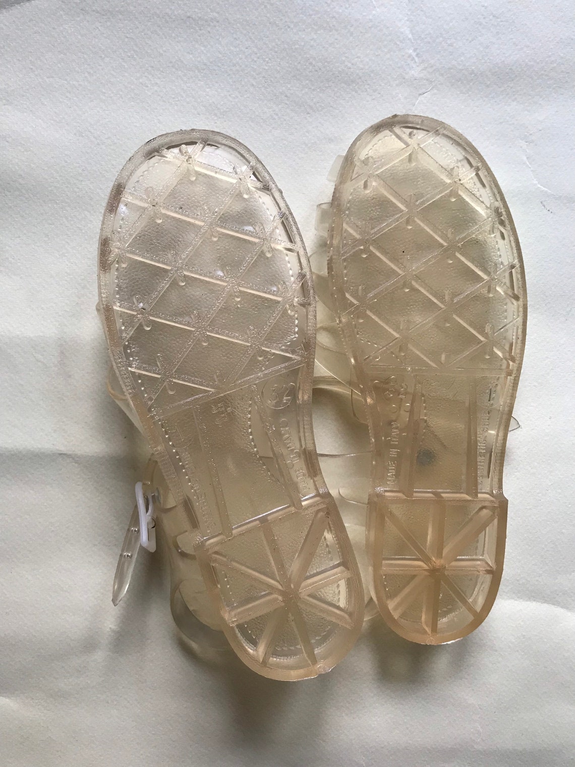 Clear Jelly Shoes for Kids With Buckle Closure 90s - Etsy