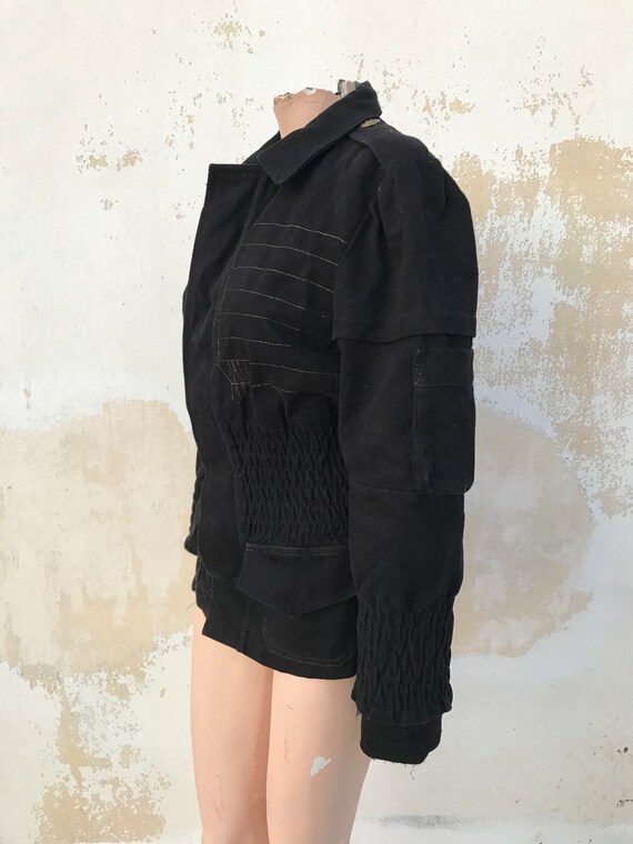 Brevetti cotton jacket with multiple pockets, wid… - image 4