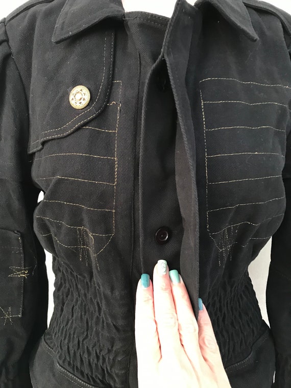 Brevetti cotton jacket with multiple pockets, wid… - image 6