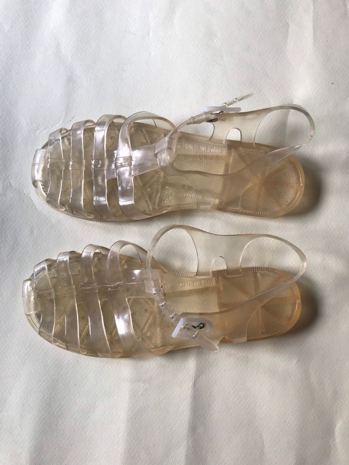 Clear Jelly Shoes for Kids With Buckle Closure 90s - Etsy
