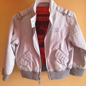 Paul Frank motorcycle/racer gray Jacket for toddlers, kids for 2-3 years old with cute Paul Frank scull logo
