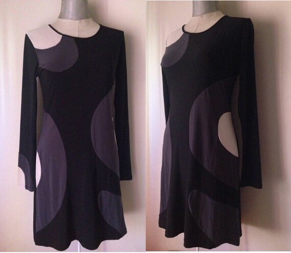 black dress 60s style