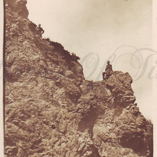 Vintage Photo - Rocks - Mountain trip - Beautiful landscape - Vintage Snapshot - Polish Photo - 1950s photo - Tatra Mountain