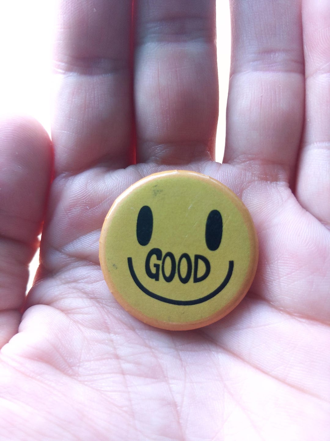 Smiley Good Button - Etsy