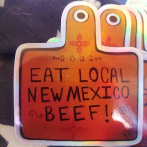 Ear Tag Holographic Sticker