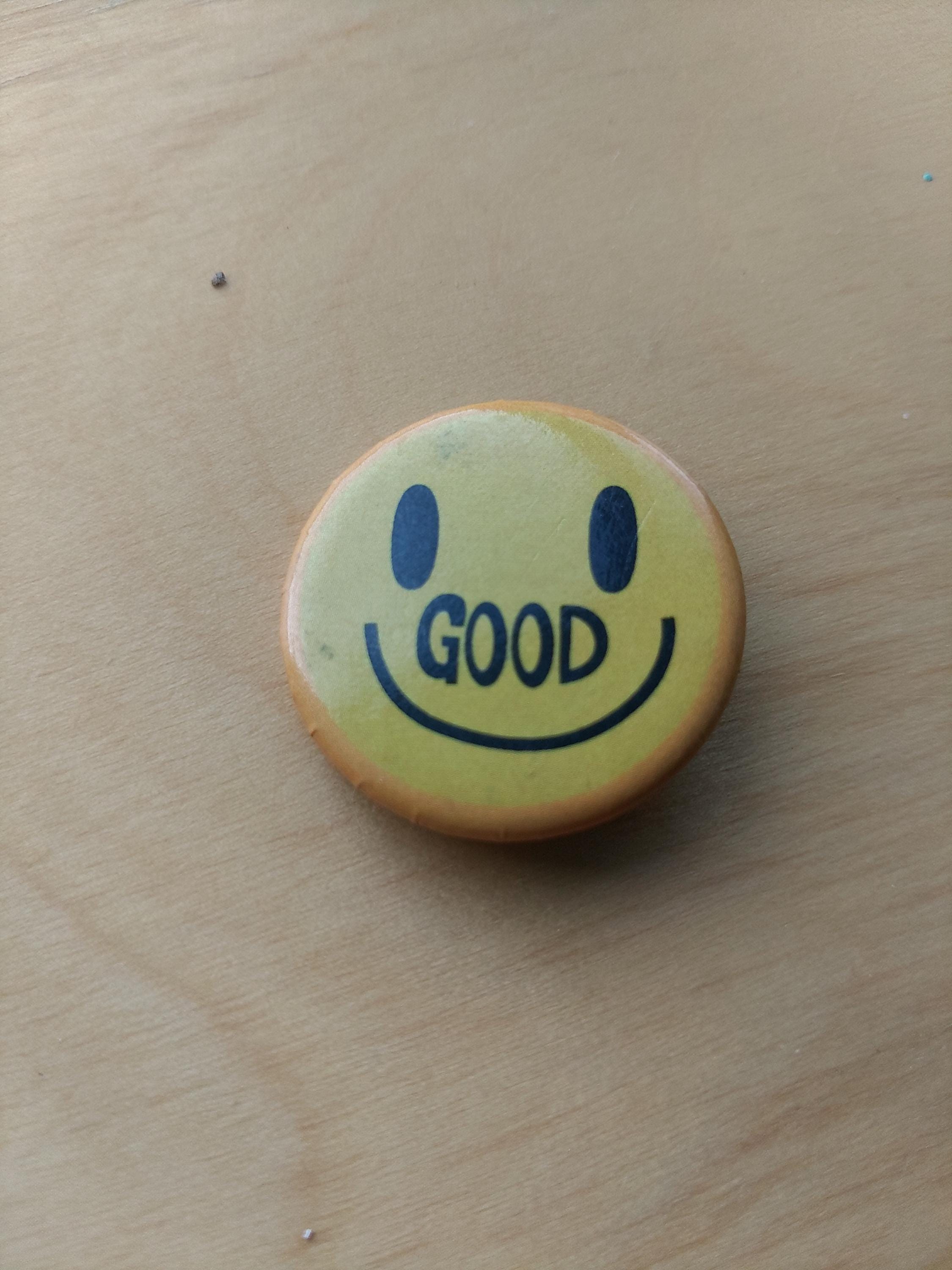 Smiley Good Button - Etsy