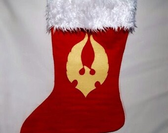 World of Warcraft Sin'dorei (Blood Elf) Phoenix Christmas Stocking