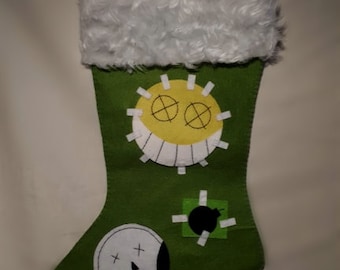 Overwatch Junkrat Patch Inspired Christmas Stocking