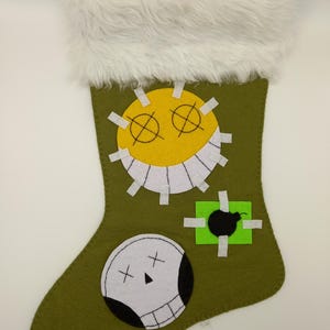 Overwatch Junkrat Patch inspiriert Weihnachtsstrumpf