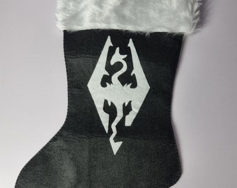 Skyrim Dragonborn Christmas Stocking