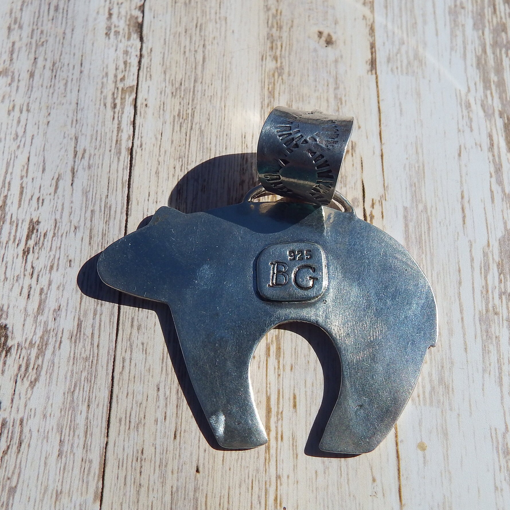 Sterling Silver Bear Pendant / Sterling Silver Pendant / Etsy
