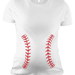 T-shirt de maternité à manches courtes - Motif baseball