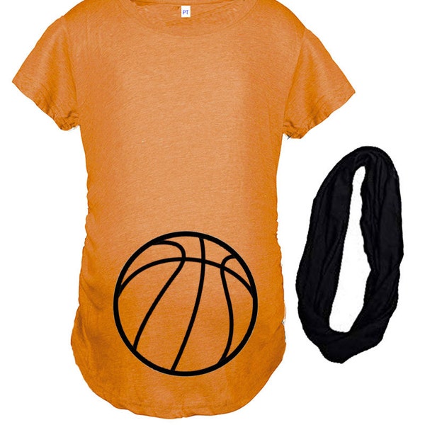 Maternity Basketball Tshirt,  Basketball Bump Pregnancy Tshirt, Basketball Maternity Costume, Pregnancy Baby shower gift, Basketball Top