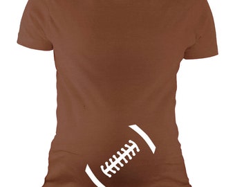 Maternity Football Bump T Shirt, Pregnancy Reveal Football Top, Football Maternity Costume, Pregnancy Shirt, Baby Announcement Shirt