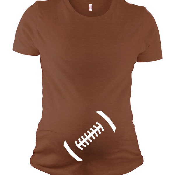 Maternity Football Bump T Shirt, Pregnancy Reveal Football Top, Football Maternity Costume, Pregnancy Shirt, Baby Announcement Shirt