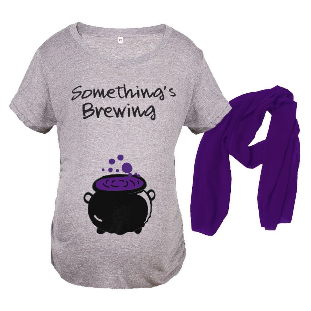Fun Pregnancy Halloween Top, Halloween Maternity Tshirt, Funny