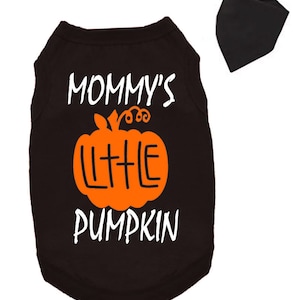 Mommys Little Pumpkin Dog Set- Fun Halloween Dog Costume, Pet Costume, Puppy Halloween Costume