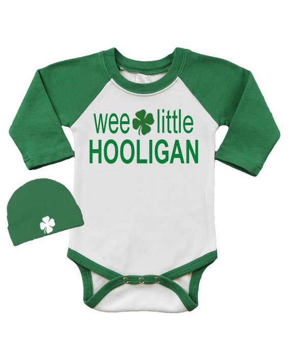 Baby Gift Set for St. Paddys Funny Baby Outfit St