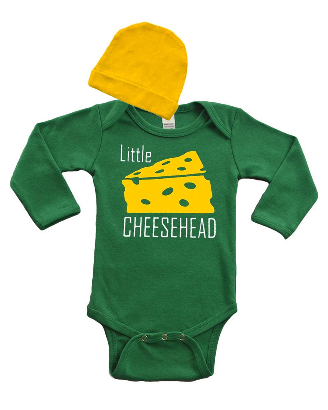 Baby Bodysuit Little Cheese Head , Baby Bodysuit, Newborn Cheesehead