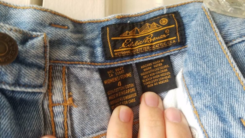 Vintage Eddie Bauer High Waisted Denim Shorts