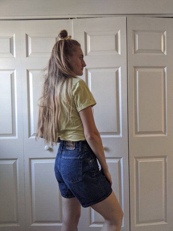 High Waisted Denim Shorts | Etsy