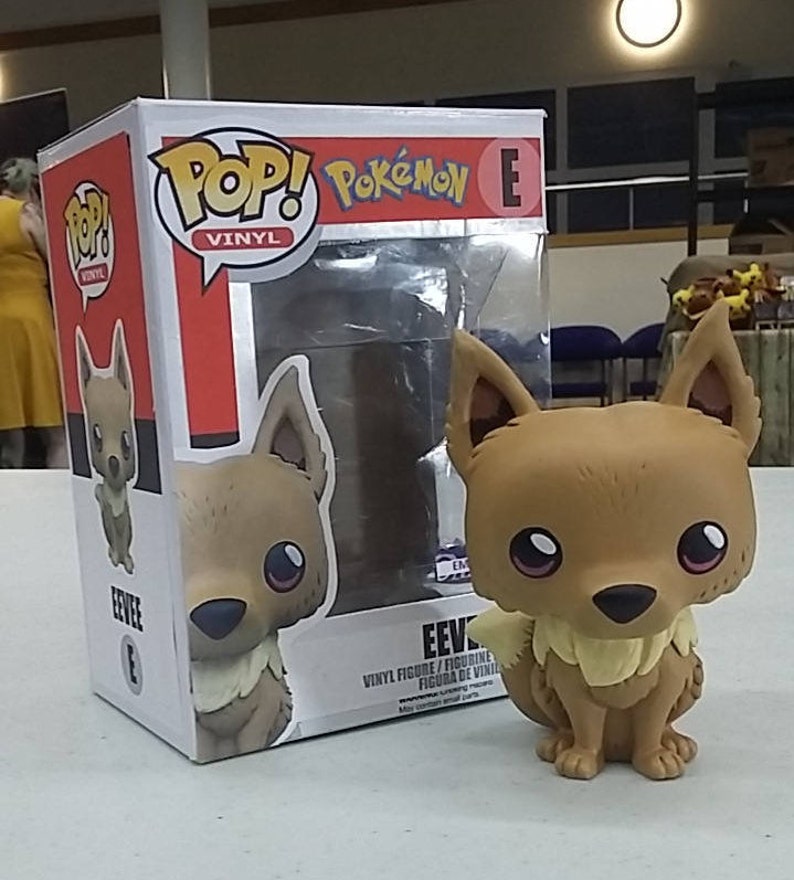 Eevee insprised Custom pop toy Made to order ask for a build | Etsy
