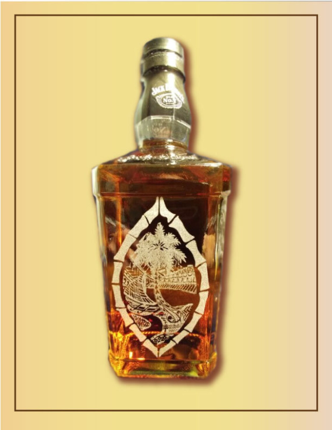 1.75L custom designed JD Bottles Etsy