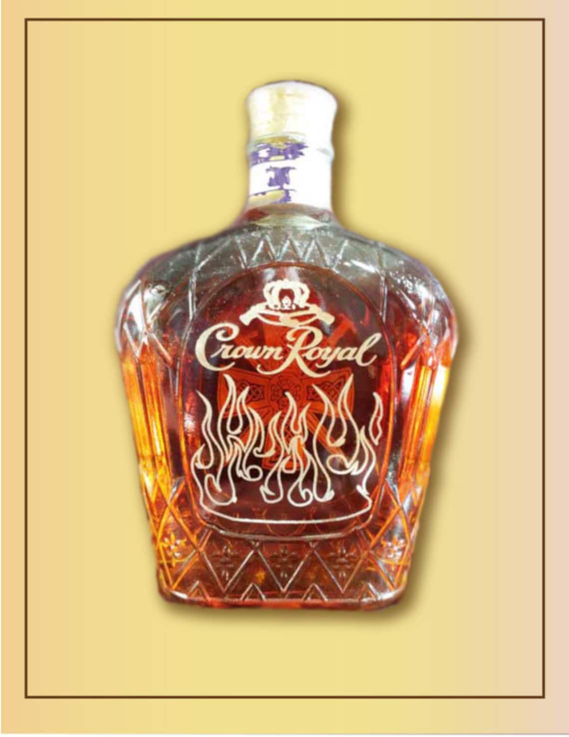 750 Ml. Custom Designed crown Royal Bottle Etsy
