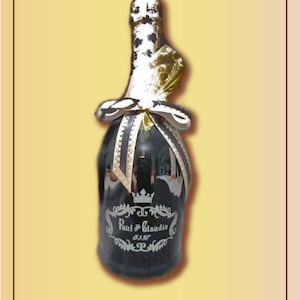 Personalized Champagne bottle