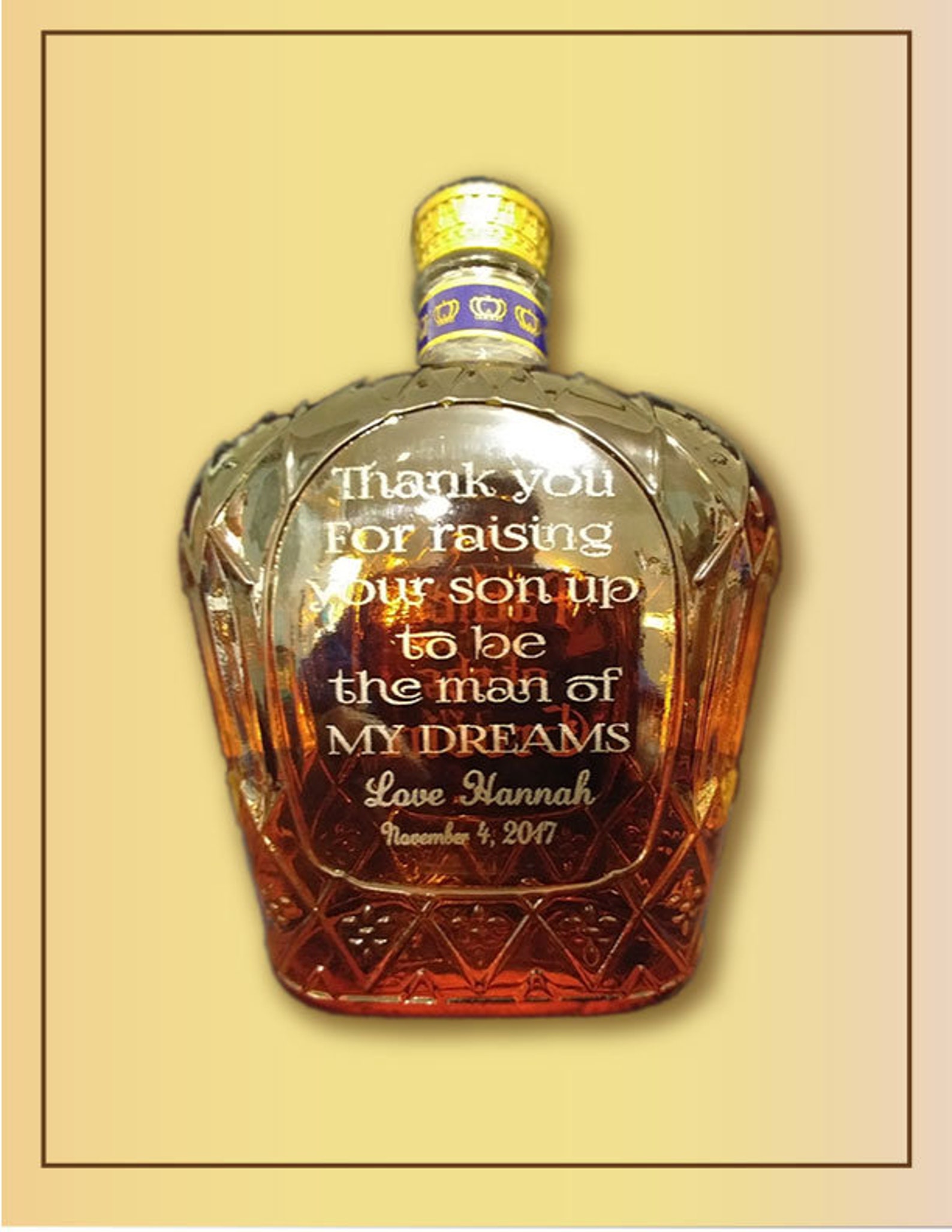750 Ml. Custom Designed crown Royal Bottle - Etsy