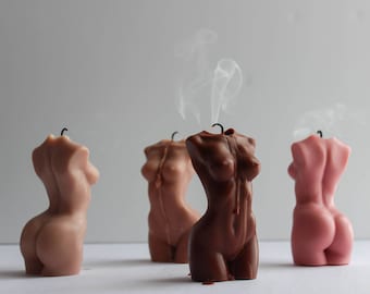 Goddess Candle / Venus Candle / Woman Body Torso Candle - You Choose the Colour