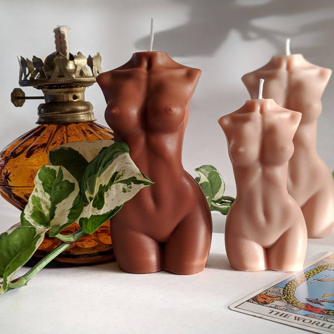 LARGE Woman Body Candle / Nude Venus Goddess Figure Candle / Female Figure Bust - Etsy 日本