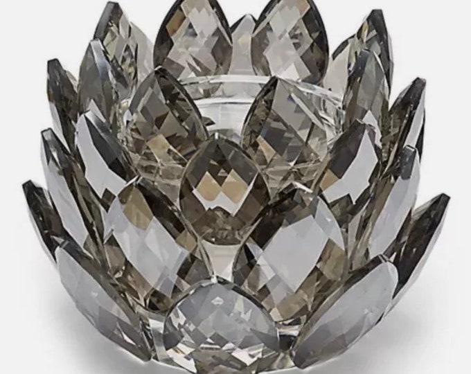 JM by Julien Macdonald Lotus Flower Candle Holder in Gift Box Etsy UK