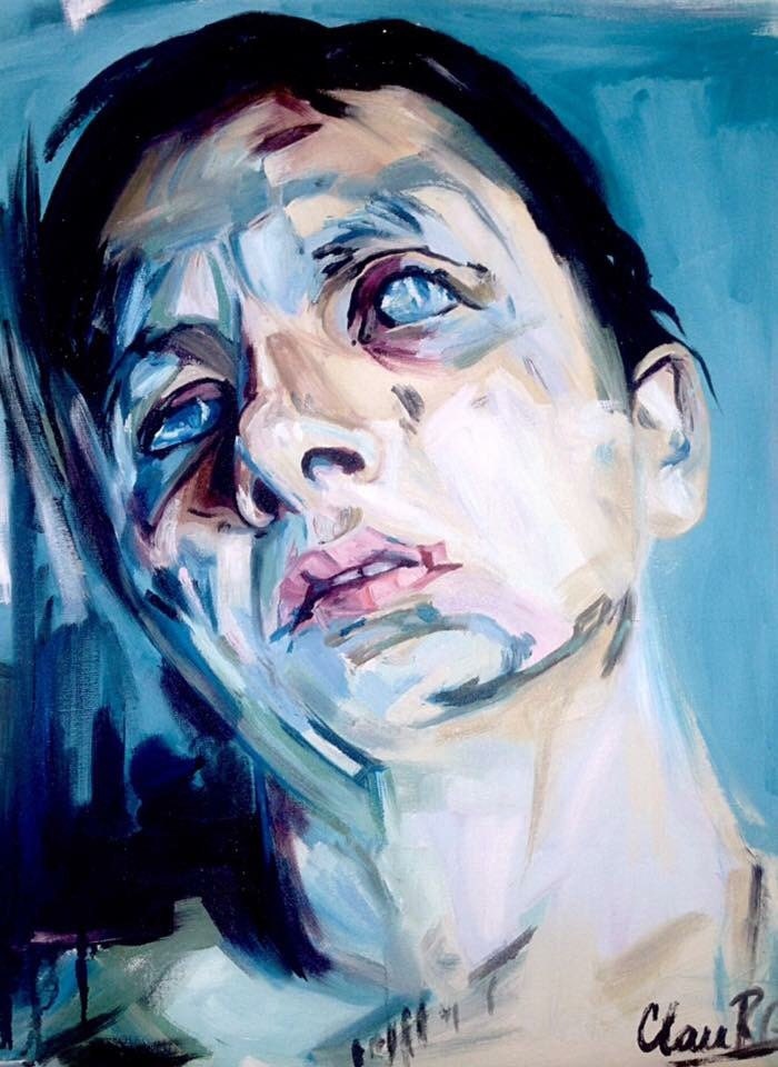 Rosetta réplica de la pintura original de Jenny Saville Etsy