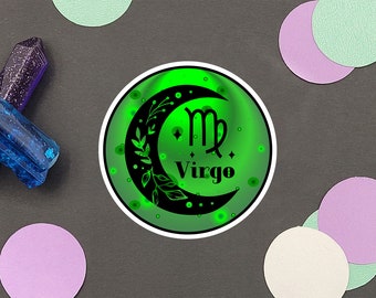 Virgo Zodiac Sticker | Astrology Sticker | Water Resistant Sticker